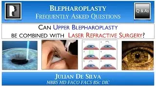 Can BLEPHAROPLASTY be combined with LASER REFRACTIVE Surgery?