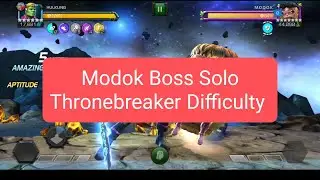 Modok Boss Solo Thronebreaker Difficulty, please subscribe