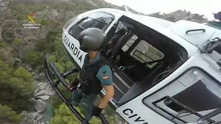 ESPAÑA | La Guardia civil rescata a varios niños que hacían barranquismo sin material adecuado