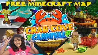 Free Minecraft Map Crab Cove Carnival on Marketplace | Link in Description