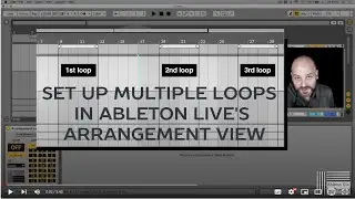 How to set up multiple loops in Ableton Live in Arrangement View -  Max for Live device