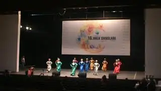 2018 Türkiye Üniversitelerarası Halk Oyunları yarışmasına doğrudan Katılan Dicle Üniversitesi Halk O