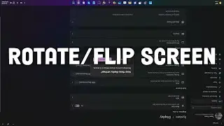 Как повернуть/перевернуть экран в Windows 11
