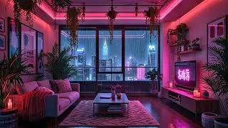 90&rsquo;s Lofi City 🌧️ Rainy Lofi Hip Hop Beats to Relax, Study & Sleep