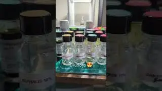 working on some dilutions. 🙏