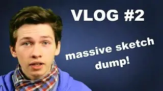 ANNOUNCEMENT: massive sketch dump challenge! - VLOG #2