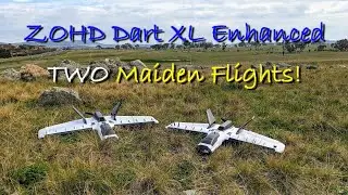 Dart XL Enhanced - Failed Maiden! (Hat cam, DVR & HD flight footage)