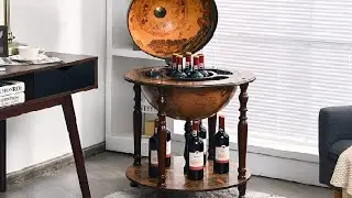 Goplus 18&rdquo; Globe Wine Bar Stand, 16th Century Italian Replica Wine Cabinet Review, Good quality