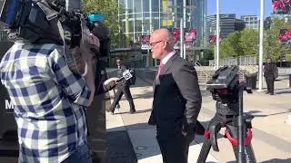 NJ Devils Legend Ken Daneyko Interview with Media ahead of Devils vs. Rangers Playoffs Game 1