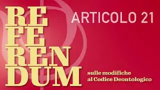 Referendum Codice Deontologico: Art. 21 Insegnamento di Metodi, Tecniche e Strumenti Professionali