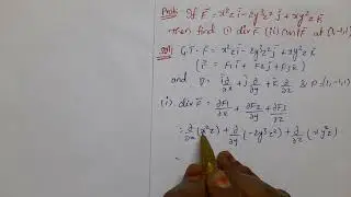 #III.B.Sc.Mathematics #SemesterV #PaperVIB #Unit3 #VectorDifferentiation #CurlF,DivF-Problem