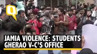 Jamia Students Gherao VC's Office Over Violence at Campus, Demand Dialogue