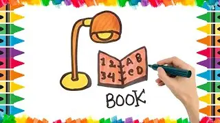 Table Lamp Drawing || Easy Drawing for Kids || Simple Table Lamp Drawing || By Wonder Art Kids