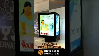 Customize Rotating Photo LED Lamp | Full Color Rotating LED Lamp | Slim Signage