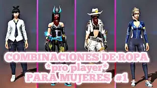 MEJORES COMBINACIONES DE ROPA *PRO PLAYER PARA MUJERES 🌸💕// FREE FIRE | Herod FF