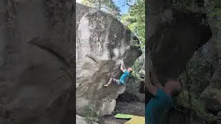 Salath&eacute; wall (assis), 7C+, Cuvier Rempart