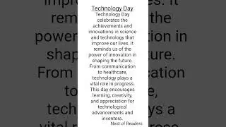 #shorts #viralshorts #technology #nestofreaders #nationaltechnologyday #technologyday #techworld