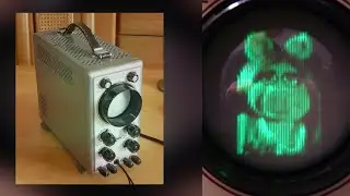 32/60 LINE NBTV TELEVISOR - old analog tube oscilloscope re-purposed!
