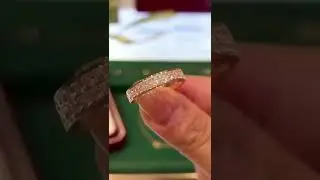 Micro Pave Wedding band #shorts #weddingband #jewellery #anniversarygift #risingdiamond #band