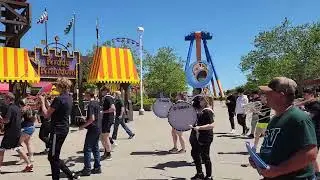 Genesee Valley Central High School Marching Jaguars Performing at Cedar Point 2023