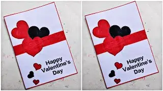 DIY Valentine's 💏 Day Card | Valentine's Day Paper Craft |