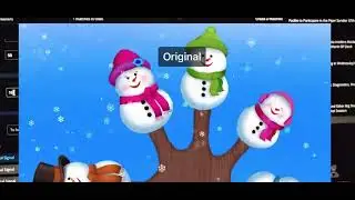 Snowman Finger Family Nursey Rhyme