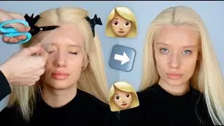 Jak założyć perukę 👩🏼| baby hair | odcinanie siatki | przyklejanie