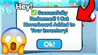 😱HACKER Redeems SECRET CODE For CAT HOVERBOARD In Pet Simulator X (Roblox)