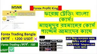 Forex MSNR Trading Course #MSNR Course 150usdt