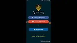 Halaplay how to register and play and earn money cricket fantasy