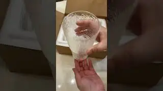 Experience the charm of this glass water cup. It's amazing! #glasscupsset