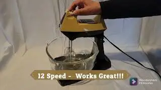 Vintage Sunbeam Standing Mixer 12 Speed