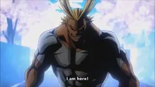 All Might's First Appearance! Texas Smash in Action!