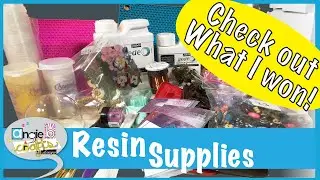 Resin Supply Haul Unboxing! Won a massive eBay Lot of Craft Supplies!