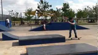 half cab nose manual bigspin  nose manual nollie tre flip out kick flip 50 50 nollie heel flip 50-50