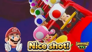 Super Mario Party Jamboree TV Carnival Coaster Toad and Toadette Haunted Coaster
