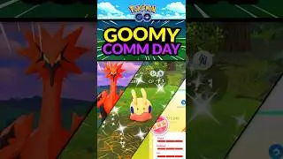 Getting LUCKY on Shiny Goomy Community Day!