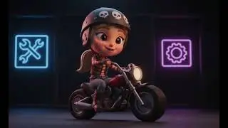 Little Baby Rider vroom vroom