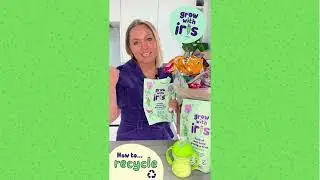 HOW TO RECYCLE GROW WITH IRIS: Plant-based, free from growing up drink for kids over 12m+