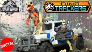 Обзор набора грузовиков Mattel Jurassic World Search &lsquo;N Smash!!! Dino Trackers