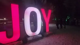 Niagara Falls, Canada. Winter Festival Lights 2026. Joy, Moon Swings, & Star. 20251231 192049