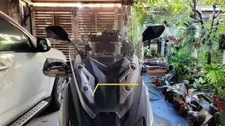 maxsym 400  DIY加裝防風防雨把手護弓 冬天必備
