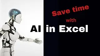 AI in Excel to analyze data