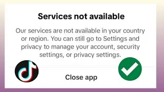 How To Fix Services Not Available Problem On TikTok (2025)