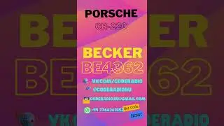 код магнитолы BECKER BE4362 CR-220 #разблокировка #BE4362 #магнитола #проситкод #код #пароль #becker