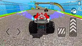 Monster Truck Stunt Racing Extreme Car Game - Android GamePlay Video
