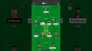CHE vs DC dream11 prediction || csk vs DC dream11 Team || top rank team che vs DC #ipl #und #shorts