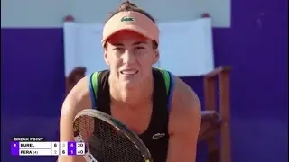 Clara Burel 🇫🇷 Bernarda Pera 🇺🇸 going the distance WTA Tennis Coverage Strasbourg