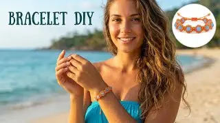 🍊🌱CRYSTAL macrame bracelet touterial, ropeart bracelet