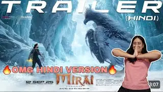 Mirai HINDI Trailer Reaction | Teja Sajja | Manchu Manoj | Sadhana Reaction
